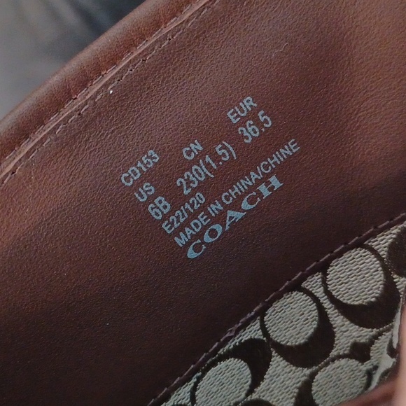 NEW COACH Lilli Leather Lug Sole Riding Platform Boots Sz 6B Walnut #20299953 - Picture 12 of 16